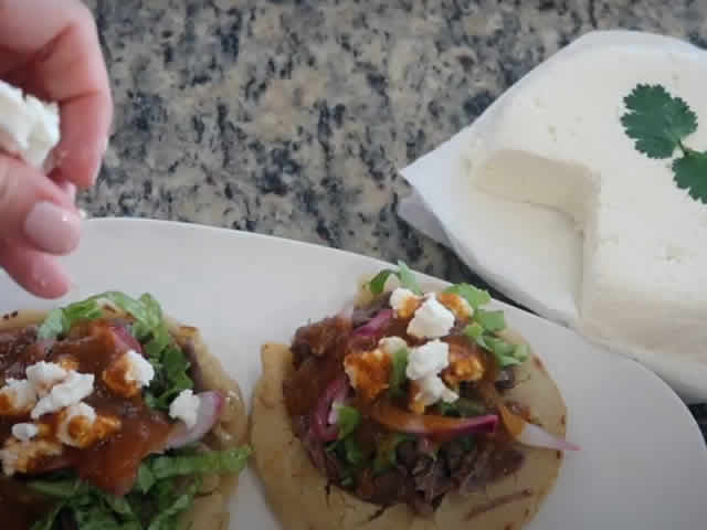 Queso Fresco and tacos